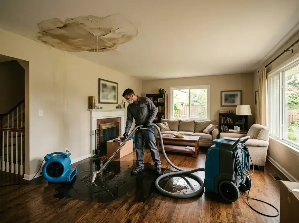 attic-pipe-burst-ceiling-drip-008 — frequently asked questions, Water Damage Restoration & Carpet Care in Petersburg, IL
